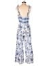 Francesca's 100% Cotton Paisley Blue Jumpsuit Size S - photo 2
