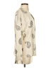 Paula Saker 100% Silk Paisley Ivory Long Sleeve Silk Top Size 4 - photo 4