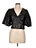 Endless Rose Black Short Sleeve Top Size L - photo 1