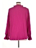 Jodifl 100% Polyester Pink Long Sleeve Blouse Size 1X - photo 2