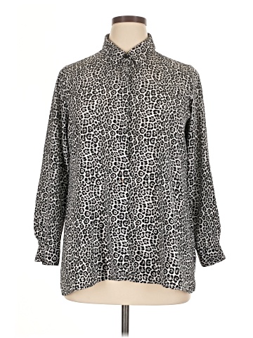 Joan Rivers Long Sleeve Blouse (view 1)