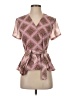 Samsoe Samsoe Pink Short Sleeve Blouse Size S - photo 1
