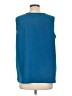 Maggie Sweet 100% Polyester Blue Sleeveless Blouse Size L - photo 2