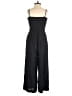 J.Crew 100% Linen Solid Black Jumpsuit Size 0 - photo 2