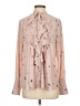 Ann Taylor 100% Polyester Pink Long Sleeve Blouse Size S - photo 1