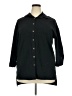 Zeagoo 100% Cotton Black 3/4 Sleeve Button-Down Shirt Size XXL - photo 1