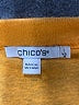 Chico's 100% Linen Orange Short Sleeve Top Size Med (1) - photo 7