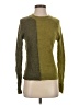 Zara Color Block Green Pullover Sweater Size S - photo 1