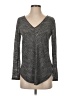 Gap Solid Gray Long Sleeve T-Shirt Size S - photo 1