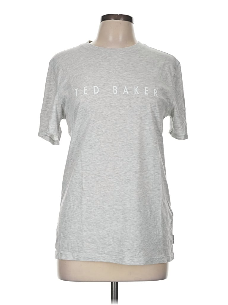 Pre-owned Ted Baker Short Sleeve T-shirt In Silver