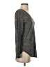 Gap Solid Gray Long Sleeve T-Shirt Size S - photo 4