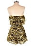 Jealous Tomato 100% Polyester Animal Print Gold Yellow Romper Size S - photo 2