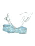 Frankies Bikinis Floral Blue Swimsuit Top Size L - photo 2