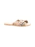 Splendid Metallic Gold Ivory Sandals Size 8 - photo 2