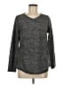 St. John's Bay 100% Polyester Gray Long Sleeve T-Shirt Size M - photo 1