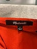 Madewell Red Short Sleeve Blouse Size S - photo 7