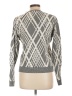 Ann Taylor Argyle Gray Cardigan Size L - photo 2