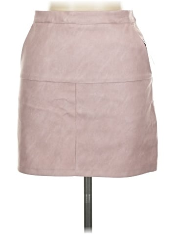 Shinestar Faux Leather Skirt (view 1)