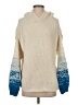 Brochu Walker Color Block Ivory Pullover Sweater Size S - photo 1