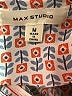 Max Studio 100% Polyester Brown Short Sleeve Blouse Size M - photo 8