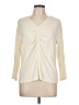Norm Thompson Ivory 3/4 Sleeve Top Size L - photo 1