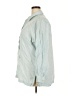Lands' End 100% Cotton Blue 3/4 Sleeve Button-Down Shirt Size 22W - photo 5