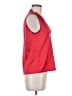 Generation Love Red Sleeveless Silk Top Size M - photo 4