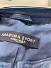 Marina Sport Blue Leather Jacket One size - photo 6