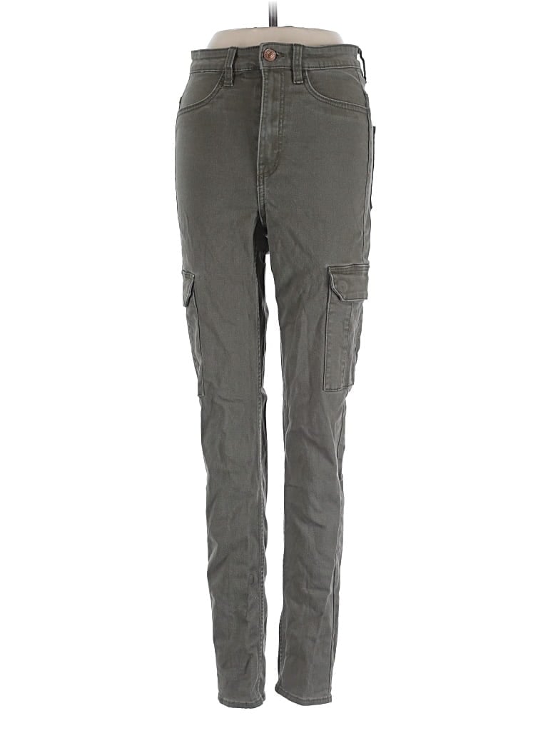 Pre-owned Divided By H&m Cargo Pants In Gray
