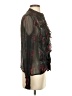 J.Crew 100% Cupro Black Long Sleeve Blouse Size 2 - photo 4