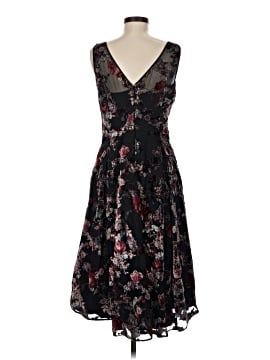 cocktail dresses white house black market White House Black Market Dress Women's Size 12 Plum Satin Strapless Bow Cocktail