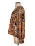 Jodifl 100% Polyester Paisley Brown Long Sleeve Blouse Size S - photo 5