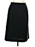 Max Mara 100% Elastane Solid Black Casual Skirt Size 8 - photo 1