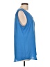 Zac & Rachel 100% Polyester Blue Sleeveless Blouse Size L - photo 4