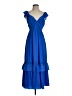 Ramy Brook 100% Polyester Blue Cocktail Dress Size S (petite) - photo 1