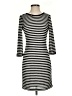 Express Stripes Black Casual Dress Size S - photo 1