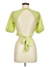 Shein Green Short Sleeve Top Size M - photo 2