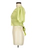 Shein Green Short Sleeve Top Size M - photo 5