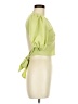 Shein Green Short Sleeve Top Size M - photo 4