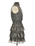 1.State 100% Polyester Animal Print Gray Cocktail Dress Size S - photo 4