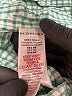 Burberry 100% Cotton Checkered-gingham Plaid Stripes Green Short Sleeve Button-Down Shirt Size 8 - photo 10