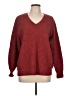 Lands' End 100% Cotton Red Pullover Sweater Size L - photo 1
