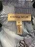 Rebecca Taylor Damask Floral Blue Blouse Size 0 - photo 7