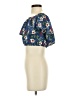 Hollister 100% Polyester Blue Short Sleeve Blouse Size S - photo 5