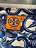 Tory Burch Floral Graphic Blue 3/4 Sleeve Silk Top Size 0 - photo 7