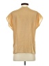 Talbots 100% Polyester Tan Short Sleeve Top Size S - photo 2