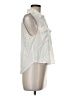 Tinley Road 100% Rayon Ivory Sleeveless Button-Down Shirt Size M - photo 4