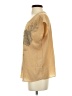 Talbots 100% Polyester Tan Short Sleeve Top Size S - photo 5