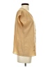 Talbots 100% Polyester Tan Short Sleeve Top Size S - photo 4