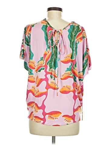 Mara Hoffman Short Sleeve Blouse (view 2)